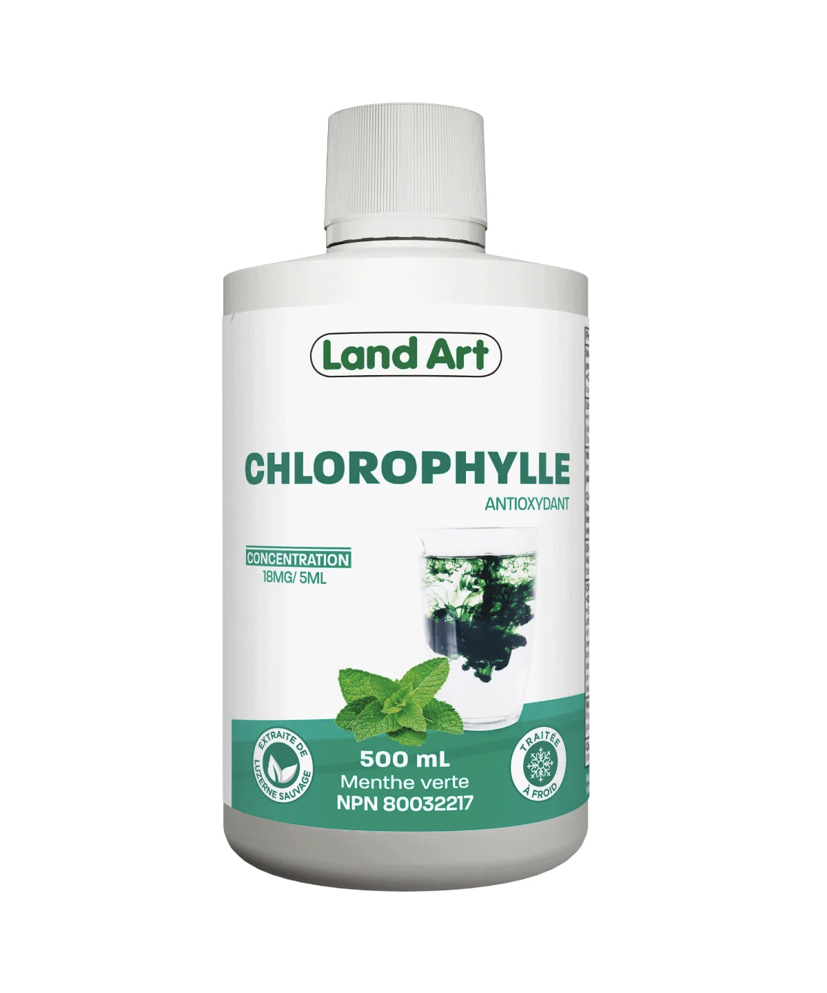 Chlorophylle régulière - Land Art - 500ml - Menthe